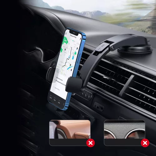 Ugreen LP370 Autós Telefon tartó műszerfalra - Fekete