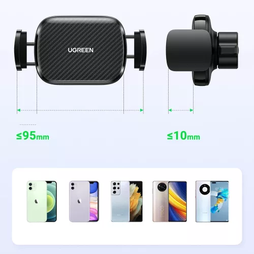 Ugreen LP370 Autós Telefon tartó műszerfalra - Fekete