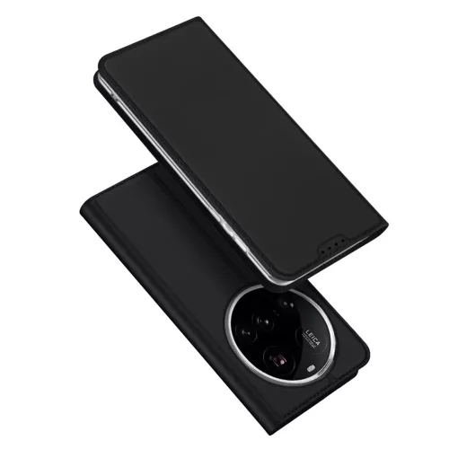 Dux Ducis Skin Pro kinyitható fekete tok (Xiaomi 15 Ultra)