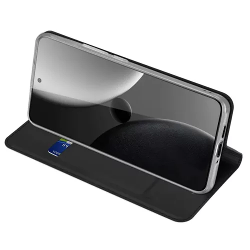 Dux Ducis Skin Pro kinyitható fekete tok (Xiaomi 15 Ultra)