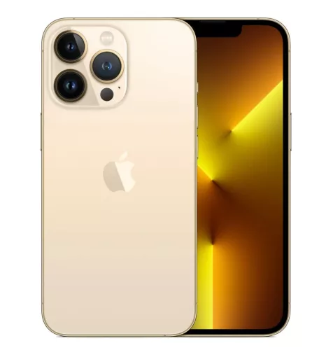 iPhone 13 Pro 128GB Gold - 100% Akku - Használt, Független Jó állapotú - 1 Év Garancia
