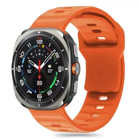   Tech-Protect Silicone Line Szíj Samsung Galaxy Watch Ultra (47mm) - Narancssárga