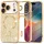Techsuit - Luxury Glitter MagSafe - iPhone 17 Pro  - Gold