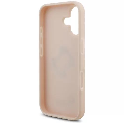 iPhone 17, Guess - Hardcase 4G Grained Big and Classic Logo MagSafe tok - Rózsaszín