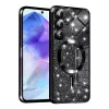 Techsuit - Luxury Glitter MagSafe - Samsung Galaxy A55 5G - Fekete