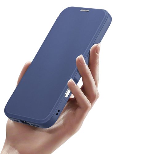 Dux Ducis Skin X Pro Kinyitható MagSafe Kék tok - iPhone 16 Pro