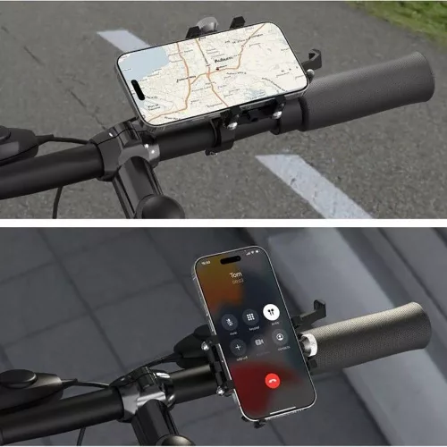 Tech-Protect V1 univerzális kerékpáros és motorkerékpáros telefontartó – Fekete
