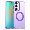 Samsung Galaxy S25 FE, Ütésálló MagSafe tok, megemelt szélekkel - Lila - Techsuit - CandyCase