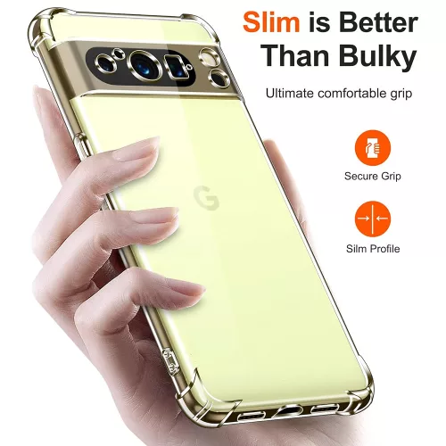 Techsuit - Ütésálló átltászó szilikon tok Google Pixel 8 Pro