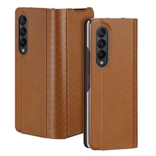 Dux Ducis kinyitható barna tok (Samsung Z Fold 3)