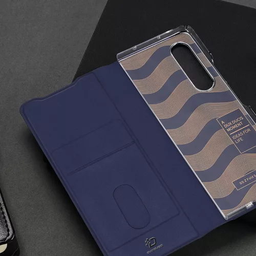 Dux Ducis kinyitható barna tok (Samsung Z Fold 3)