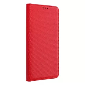   Samsung Galaxy A06, SMART CASE Kinyitható Kártyatartós tok - Piros