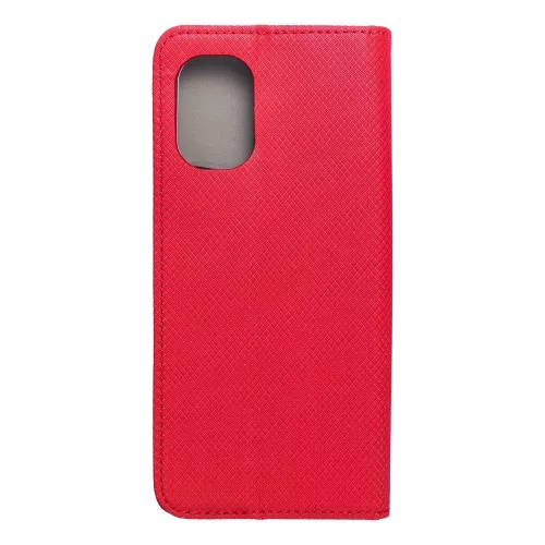 Samsung Galaxy A06, SMART CASE Kinyitható Kártyatartós tok - Piros