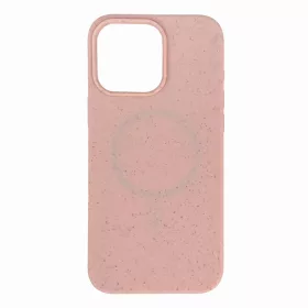   Eco szilikon rózsaszín Magsage búzakorpa tok (iPhone 14 Pro)