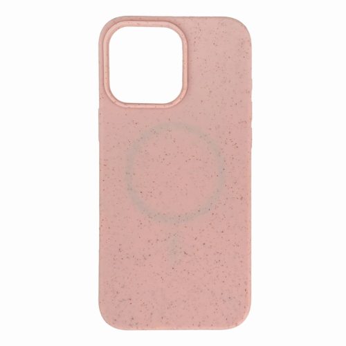 Eco szilikon rózsaszín Magsage búzakorpa tok (iPhone 14 Pro)