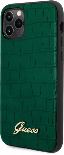 GUESS prémium telefontok iPhone 11 Pro Max - Zöld