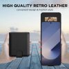 Tech-Protect Wallet kinyitható tok Samsung Galaxy Z Flip 7 - Fekete