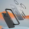 Hybrid Armor X tok iPhone 17 Pro Max-hoz MagSafe-kompatibilis kitámasztóval - Fekete