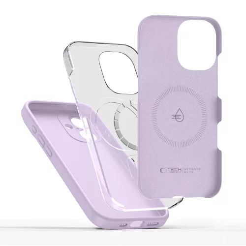 iPhone 17, Tech-Protect Silicone MagSafe tok - Lila