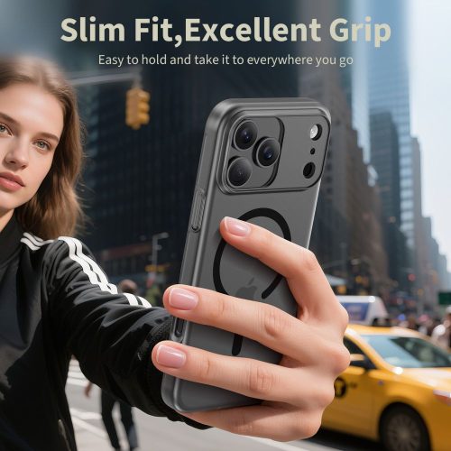 iPhone 17 Pro, Tech-Protect MagSlim MagSafe tok - Matt Fekete