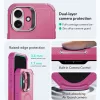 iPhone 17, Ütésálló MagSafe-es tok, kitámasztóval, háromrétegű védelemmel - Rózsaszín - ESR - Cyber Armor Kickstand