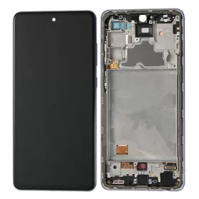   Gyári OEM LCD kijelző - Kék - Samsung Galaxy A72 4G/5G 2021 - SM-A725/A726