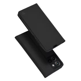   Techsuit - Magskin Kinyitható Műbőr tok Motorola Edge 50 Neo / Motorola ThinkPhone 25 - Black