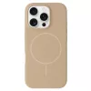 MagSafe Slim Szilikon tok iPhone 15 Pro - Barna