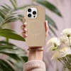 MagSafe Slim Szilikon tok iPhone 15 Pro - Barna