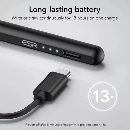 ESR Digital+ Magnetic Stylus Pen iPad-hez - Fekete