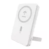 Dudao K14S+ USB-C / MagSafe vezeték nélküli powerbank 20W 10000mAh állvánnyal - fehér