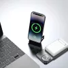 Dudao K14S+ USB-C / MagSafe vezeték nélküli powerbank 20W 10000mAh állvánnyal - fehér
