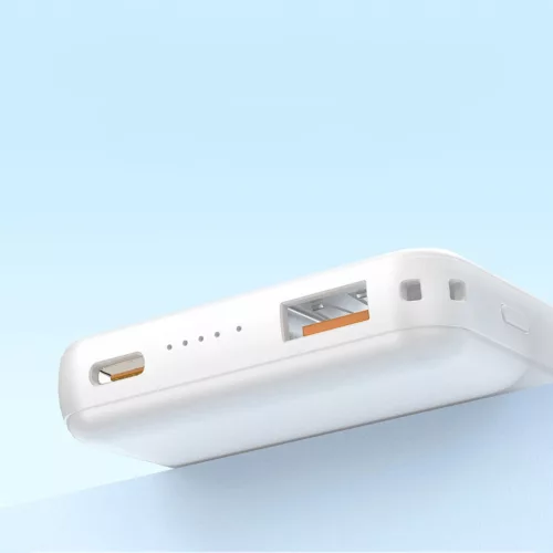 Dudao K14S+ USB-C / MagSafe vezeték nélküli powerbank 20W 10000mAh állvánnyal - fehér