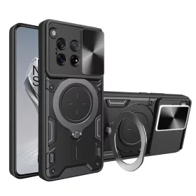   OnePlus 12, Modern ütésálló MagSafe-es tok állvány, kameravédelemmel - Techsuit CamGuard Pro