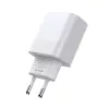 Tech-Protect C20W hálózati töltő - 2× USB-C PD 20W - fehér