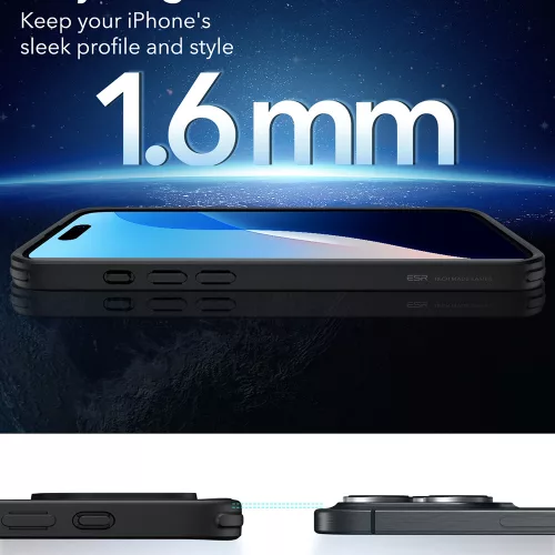 ESR - Classic Hybrid HaloLock - iPhone 16 - Fekete