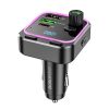 Borofone BC53 Highway FM Transmitter – MP3, Bluetooth, 2xUSB + Type-C, QC 3.0 18W PD 20W (Fekete)