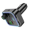 Borofone BC53 Highway FM Transmitter – MP3, Bluetooth, 2xUSB + Type-C, QC 3.0 18W PD 20W (Fekete)