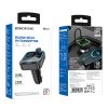 Borofone BC53 Highway FM Transmitter – MP3, Bluetooth, 2xUSB + Type-C, QC 3.0 18W PD 20W (Fekete)