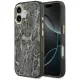 iPhone 17, Guess - Python Pattern, Kígyó mintás MagSafe tok - Fekete