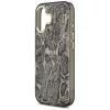 iPhone 17, Guess - Python Pattern, Kígyó mintás MagSafe tok - Fekete