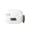 Karl Lagerfeld Fehér Szilikon 3D Karl fejes Airpods Pro 3 tok