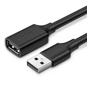 Ugreen USB 2.0 hosszabbító adapter, 0,5 m - fekete