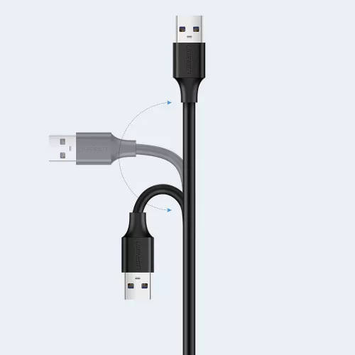 Ugreen USB 2.0 hosszabbító adapter, 0,5 m - fekete