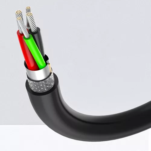 Ugreen USB 2.0 hosszabbító adapter, 0,5 m - fekete