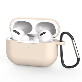Techsuit - Szilikon tok AirPods Pro 3 - Bézs