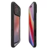 iPhone 17 Pro, Átlátszó ütésállő tok, matt fekete kerettel - Spigen - Ultra Hybrid