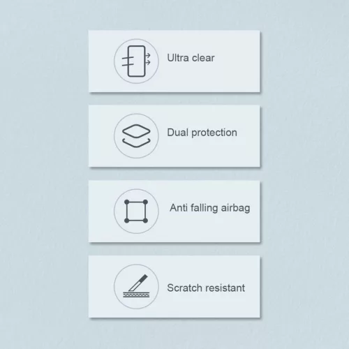 Nillkin Nature Pro Ütésálló tok iPhone 16 Pro Max - átlátszó