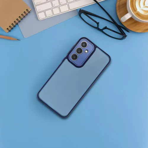 VARIETE Átlátszó matt tok SAMSUNG S25 Ultra - Kék