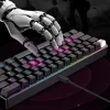 Gamer billentyűzet - USB-C, RGB világítás - Fehér - Havit KB903L